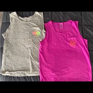 2 pink tank tops (Package deal!!!)